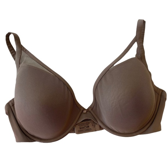 ThirdLove Classic Contour Plunge Bra‎ Brown size 36E - Picture 2 of 5